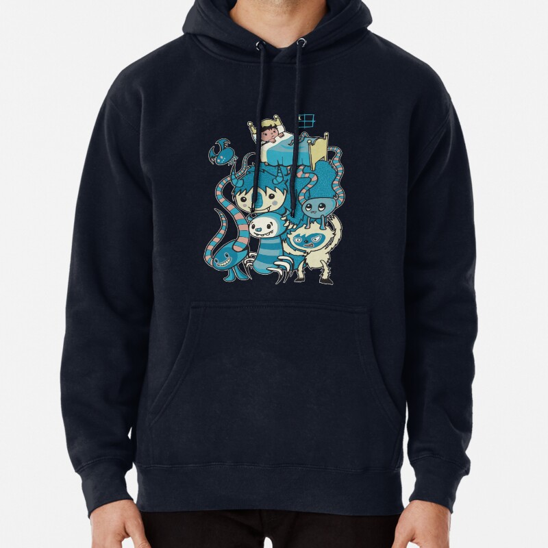 The Beasties Under My Bed Pullover Hoodie