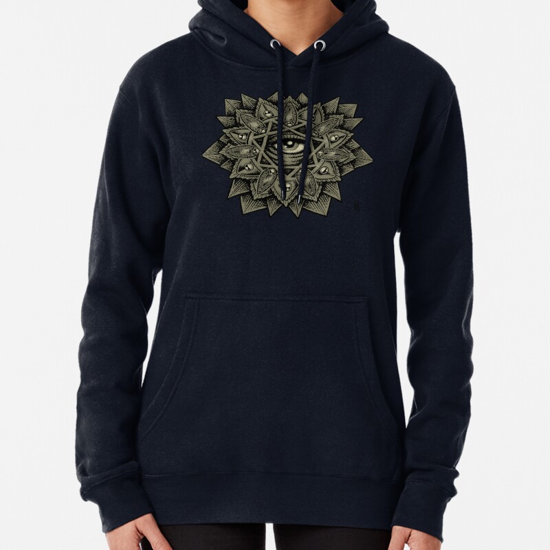 Seven Rays Eye Pullover Hoodie