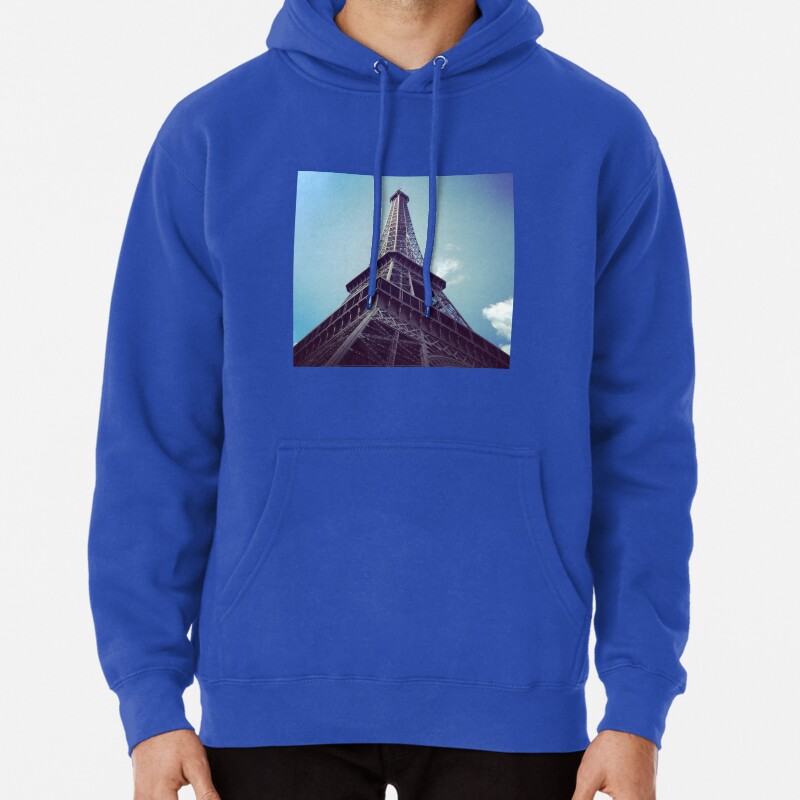 Eiffel Tower Pullover Hoodie