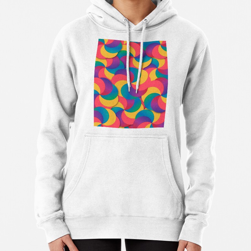 Spiral Mess Pullover Hoodie