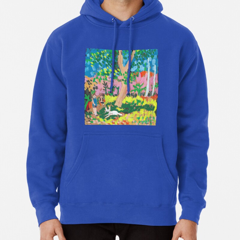Dog Day in the Park Pullover Hoodie