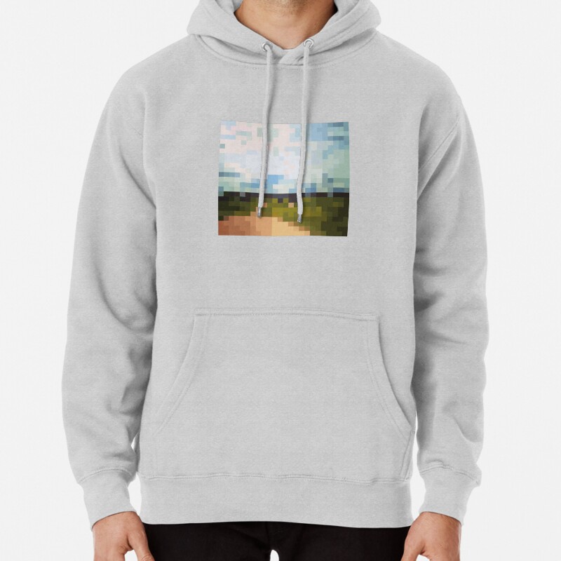Digital Landscape #6 Pullover Hoodie