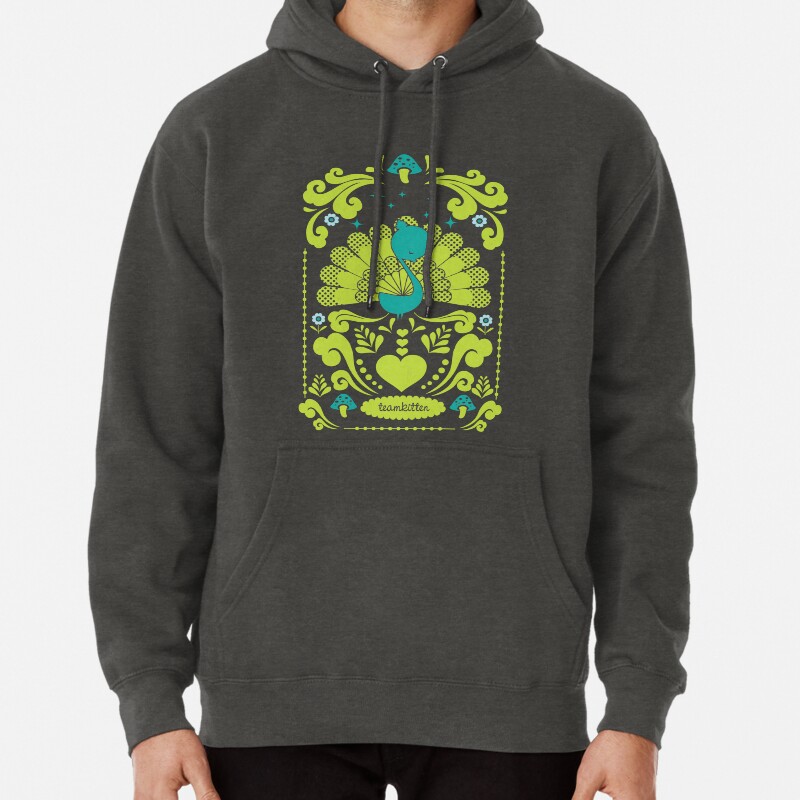 Peacocks Pullover Hoodie