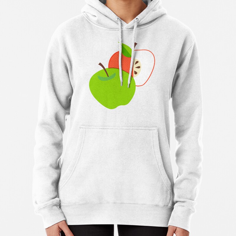 Retro Apple Pullover Hoodie