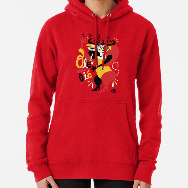 Toro loco - Crazy bull spanish ole ole Pullover Hoodie