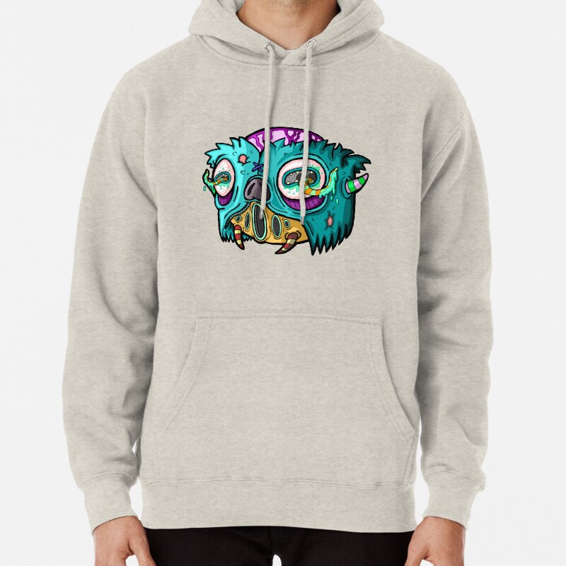 Carnihell #12 Monster head Pullover Hoodie
