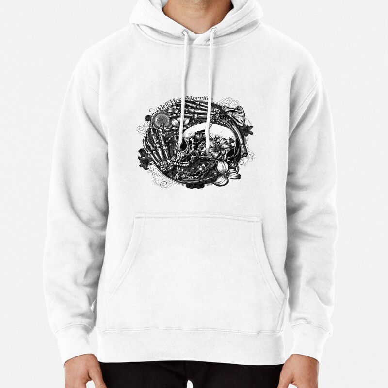 Hell Hope Horrible Pullover Hoodie