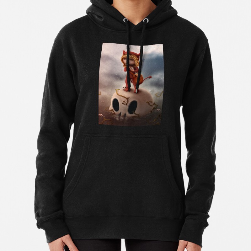 Wickedly Drawn Pullover Hoodie
