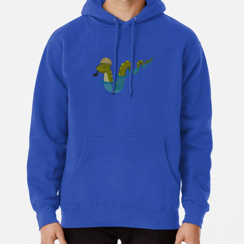 Sherloch Ness Monster Pullover Hoodie