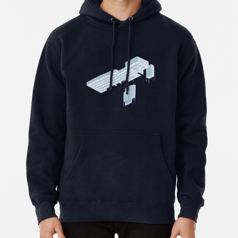 Isometric Council Chambers Pullover Hoodie