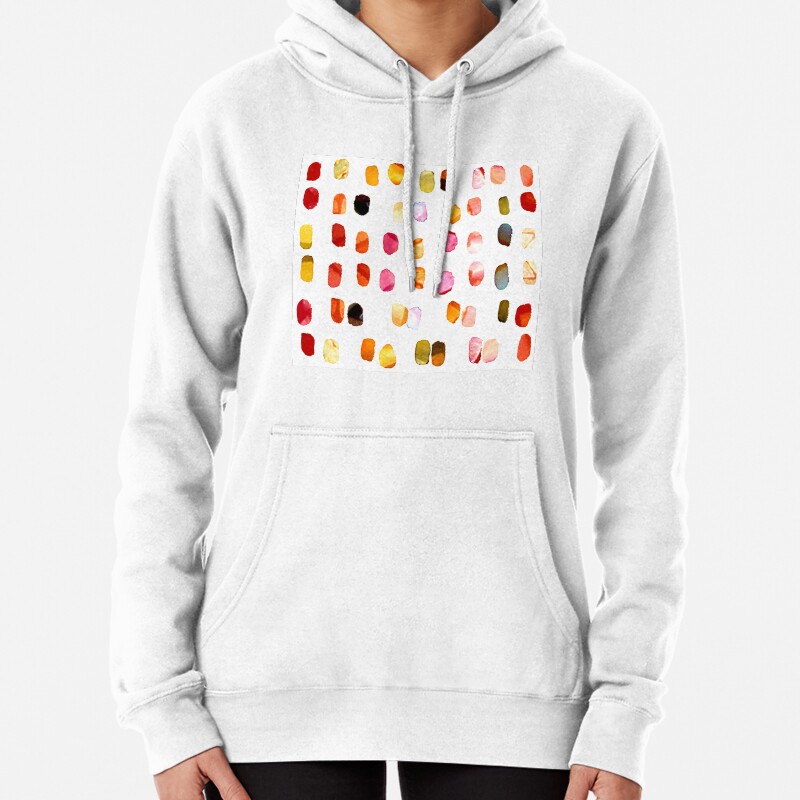 Strokes of colors Pullover Hoodie