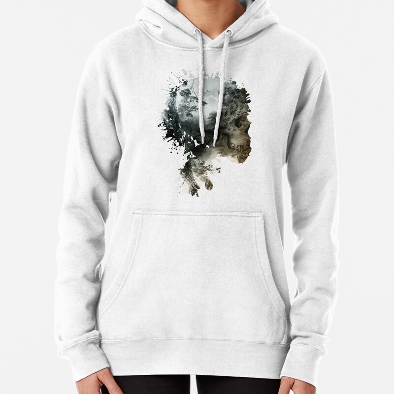 Skull - metamorphosis Pullover Hoodie