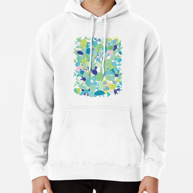 Cactus Mania Pullover Hoodie