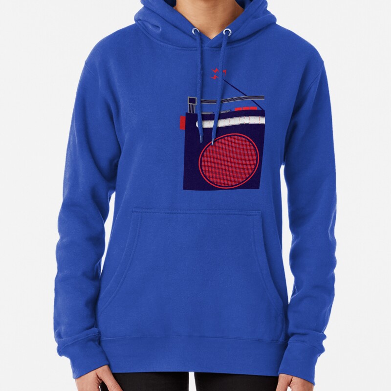 Funky Little Radio Pullover Hoodie