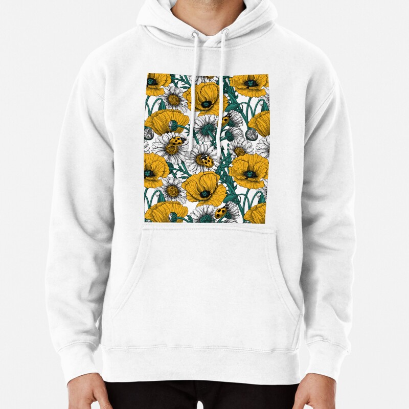 The meadow in yellow Pullover Hoodie