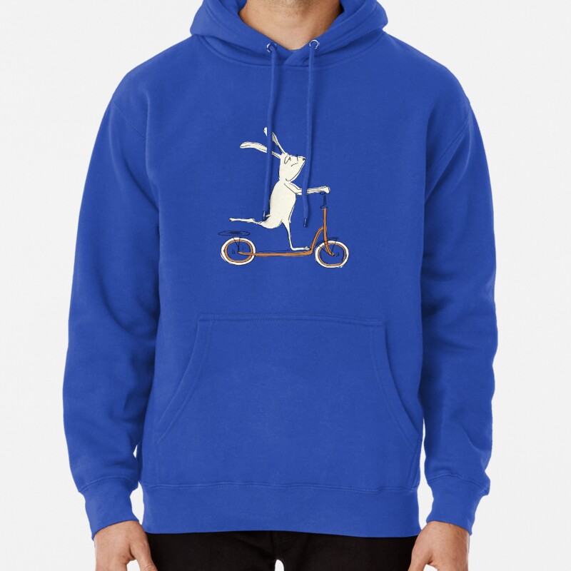 Scooter - blue Pullover Hoodie