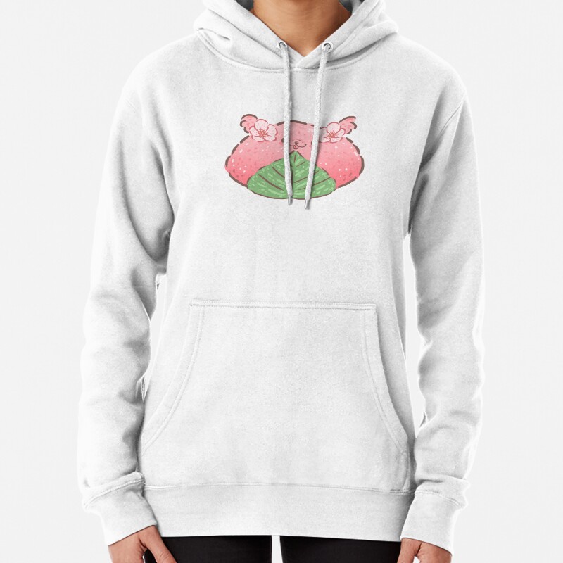 Sakura Mochi Pup Pullover Hoodie