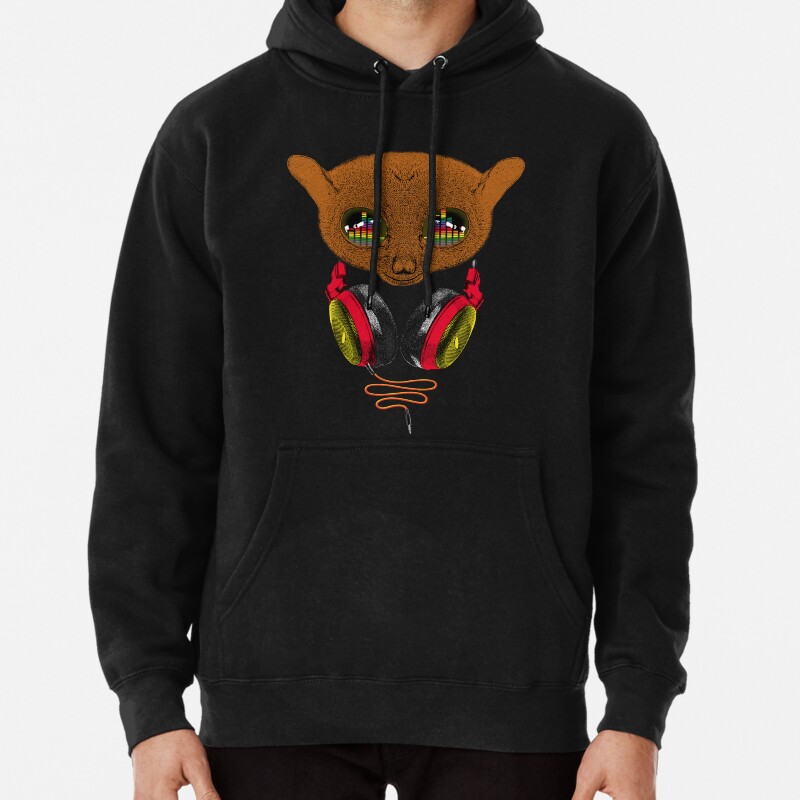 DJ Tarsier Pullover Hoodie