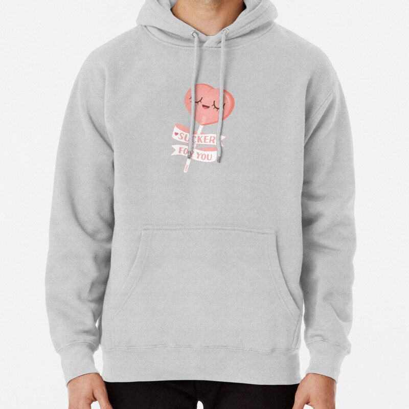 Just Peachy Lollipop   Sucker For You Pullover Hoodie