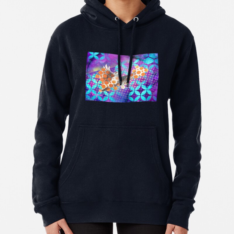 Flying dots Pullover Hoodie