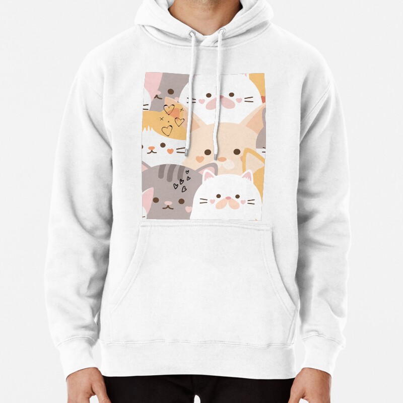 Cute cats Pullover Hoodie