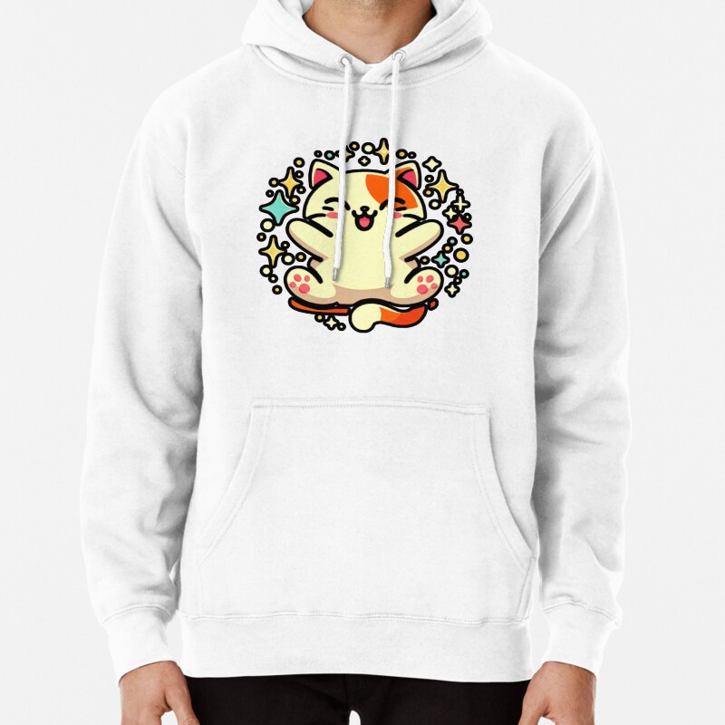 Cute Cat Pullover Hoodie