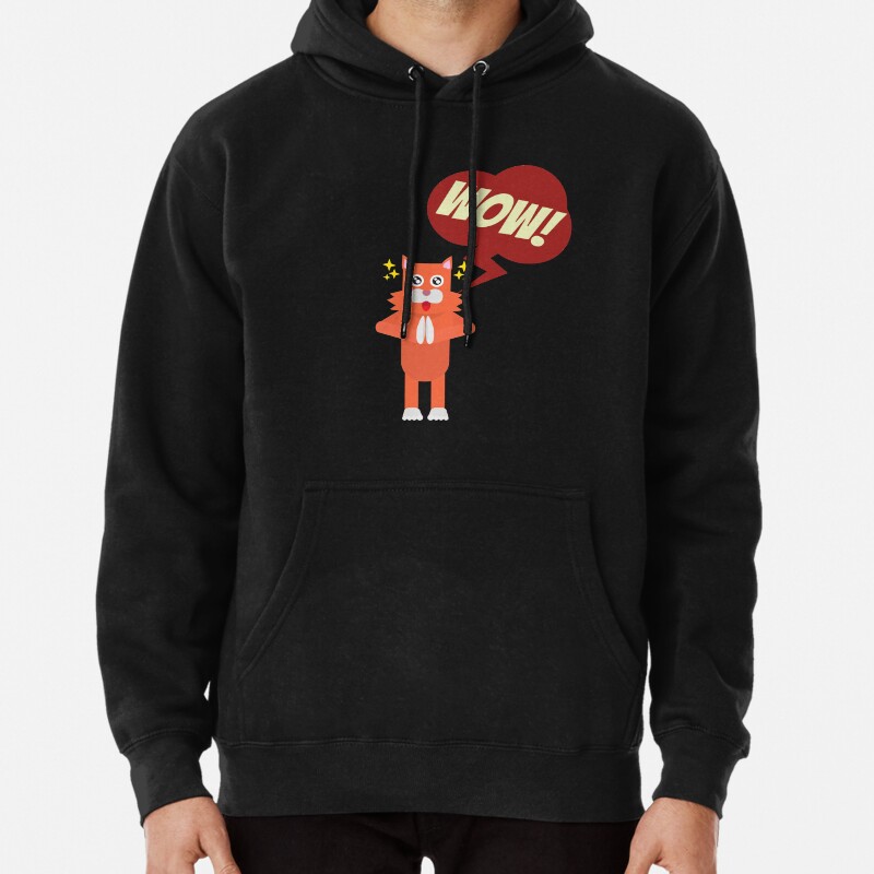 Funny Pocket Cat  Pullover Hoodie