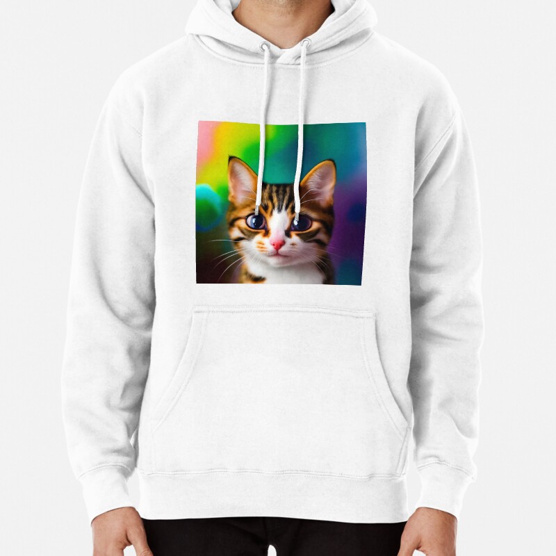 Cute Cat Miaw 627 Pullover Hoodie