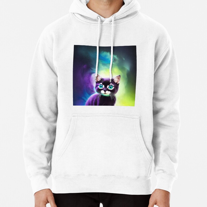 Cute Cat Miaw 552 Pullover Hoodie