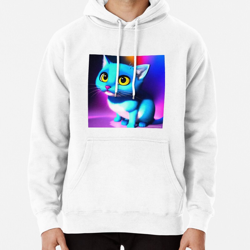 Cute Cat Miaw 661 Pullover Hoodie