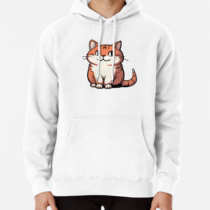 Cute Cat Pullover Hoodie