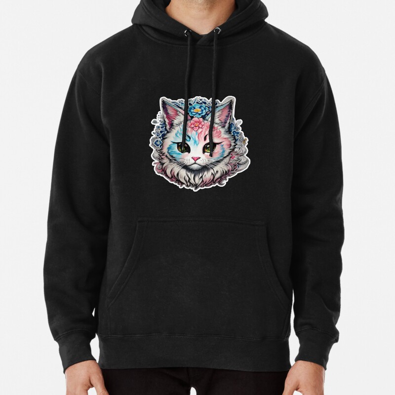 Cat 14 Pullover Hoodie