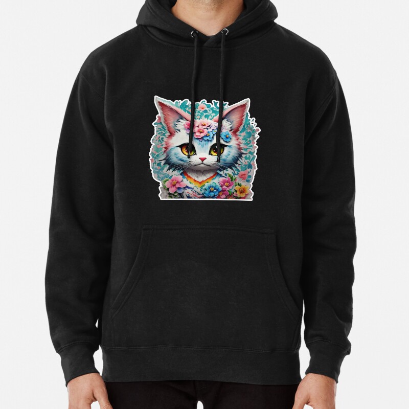 Cat 16 Pullover Hoodie