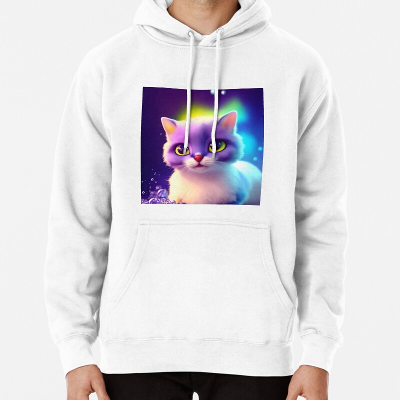 Cute Cat Miaw 683 Pullover Hoodie