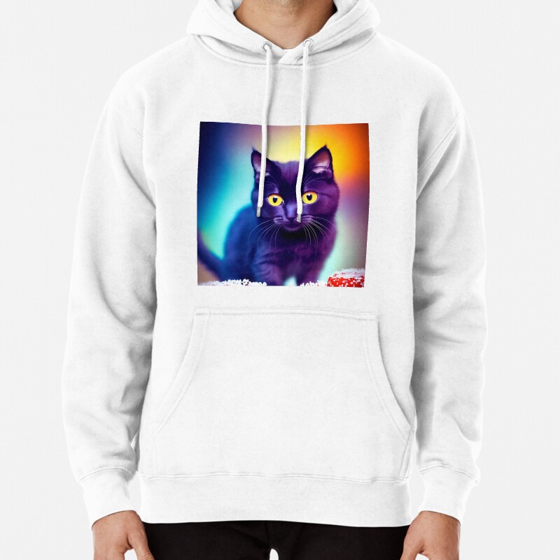 Cute Cat Miaw 678 Pullover Hoodie