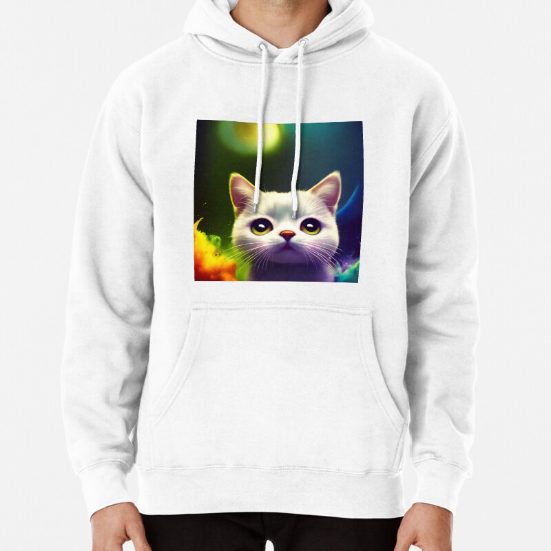 Cute Cat Miaw 311 Pullover Hoodie