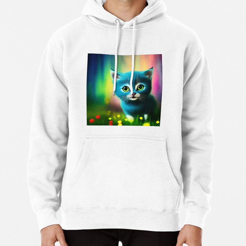 Cute Cat Miaw 560 Pullover Hoodie