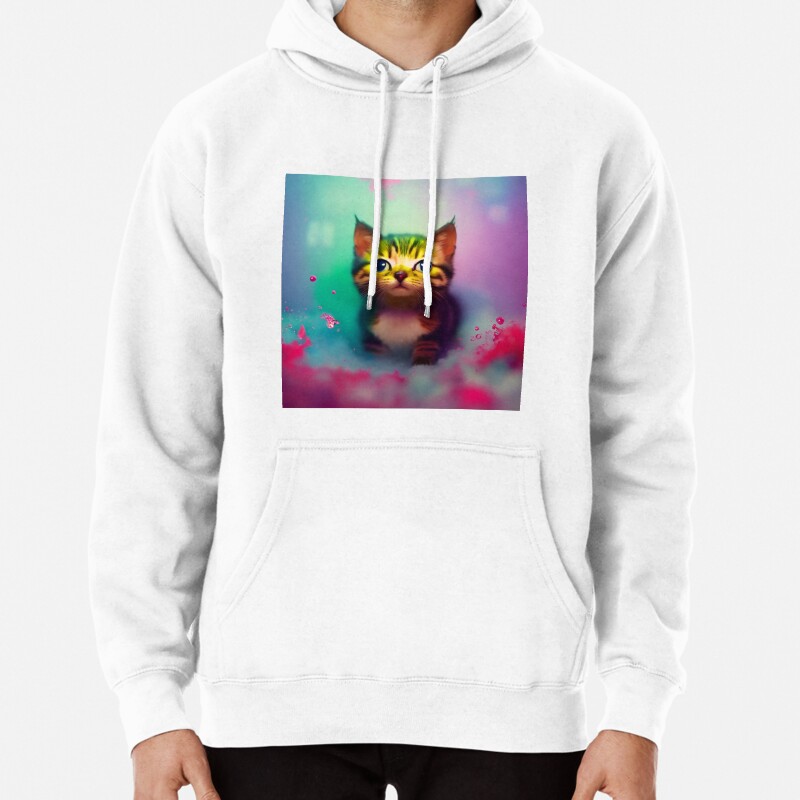 Cute Cat Miaw 259 Pullover Hoodie