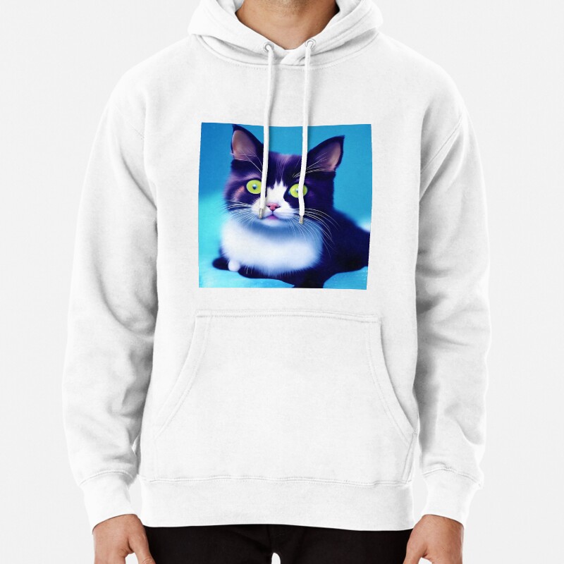 Cute Cat Miaw 303 Pullover Hoodie