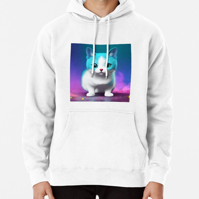 Cute Cat Miaw 608 Pullover Hoodie