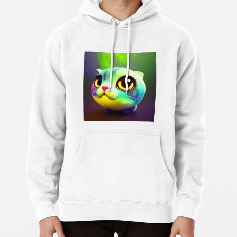 Cute Cat Miaw 146 Pullover Hoodie