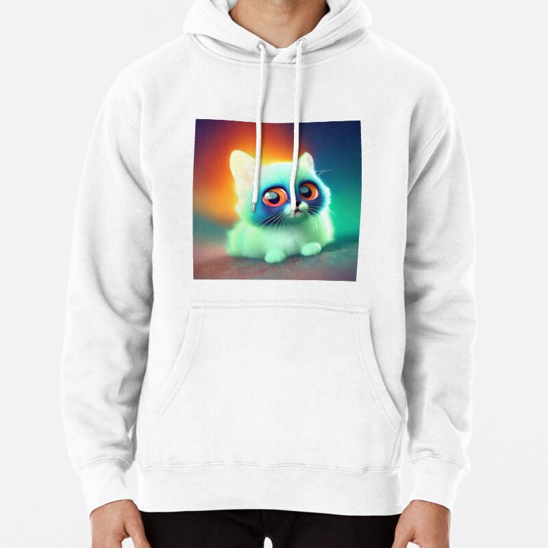 Cute Cat Miaw 633 Pullover Hoodie
