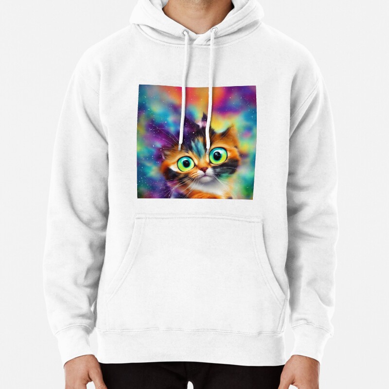 Cute Cat Miaw 196 Pullover Hoodie