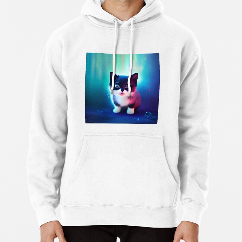 Cute Cat Miaw 643 Pullover Hoodie