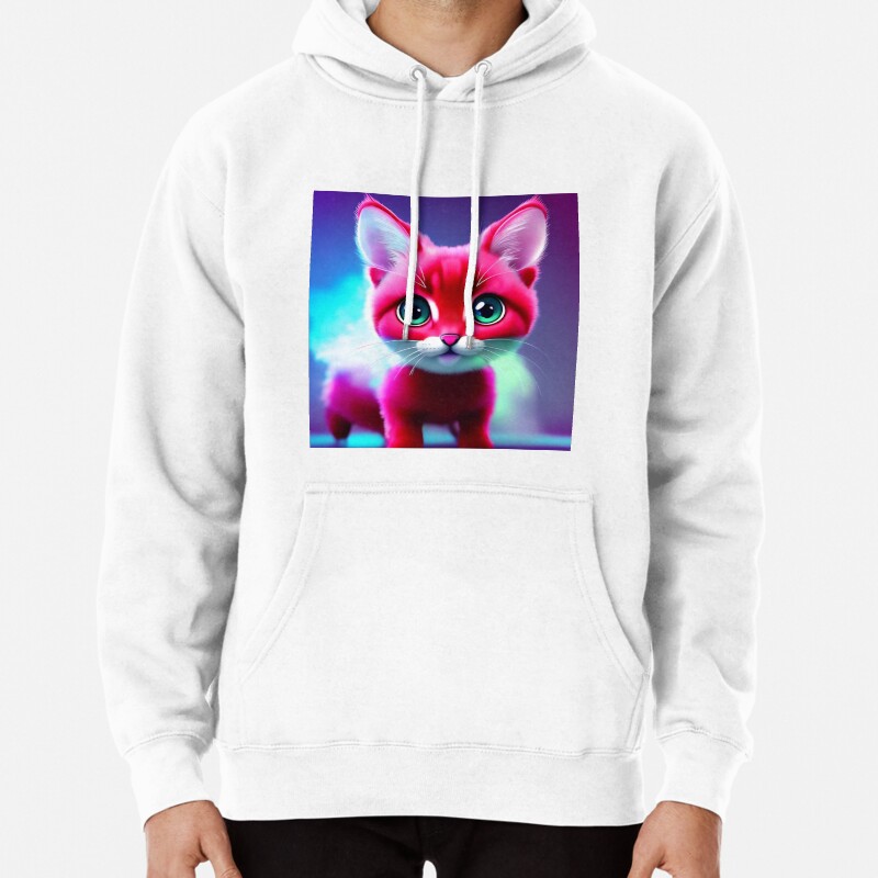 Cute Cat Miaw 584 Pullover Hoodie