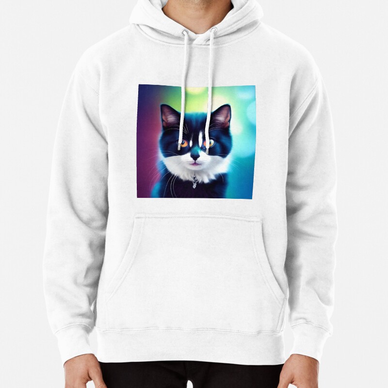 Cute Cat Miaw 568 Pullover Hoodie