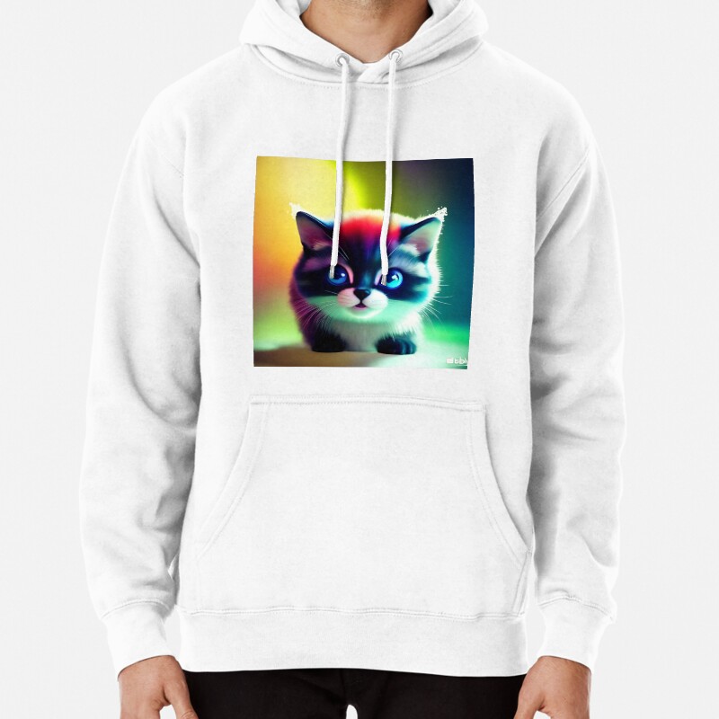 Cute Cat Miaw 306 Pullover Hoodie