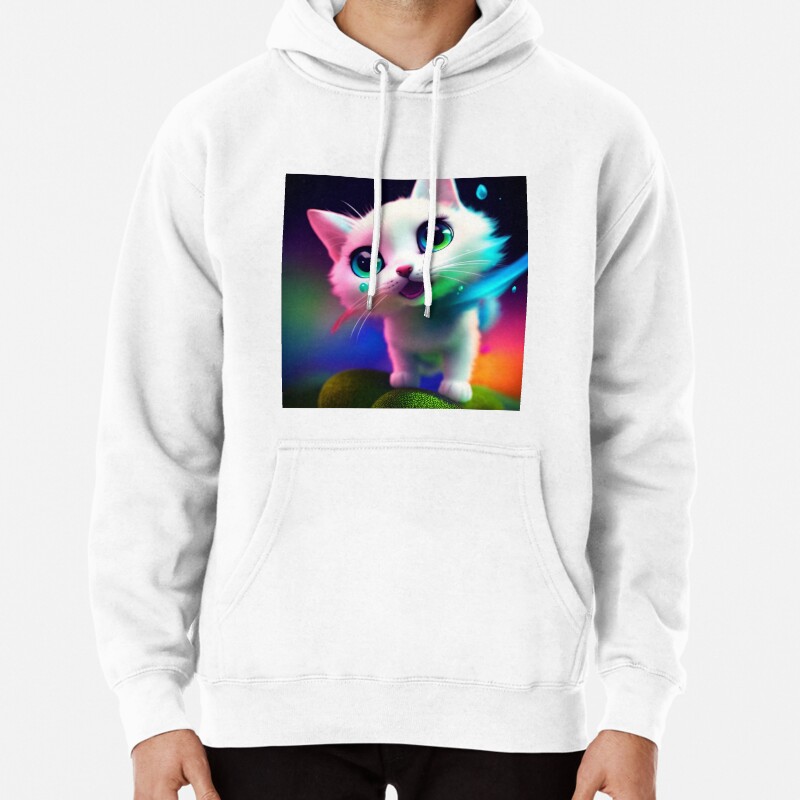 Cute Cat Miaw 582 Pullover Hoodie