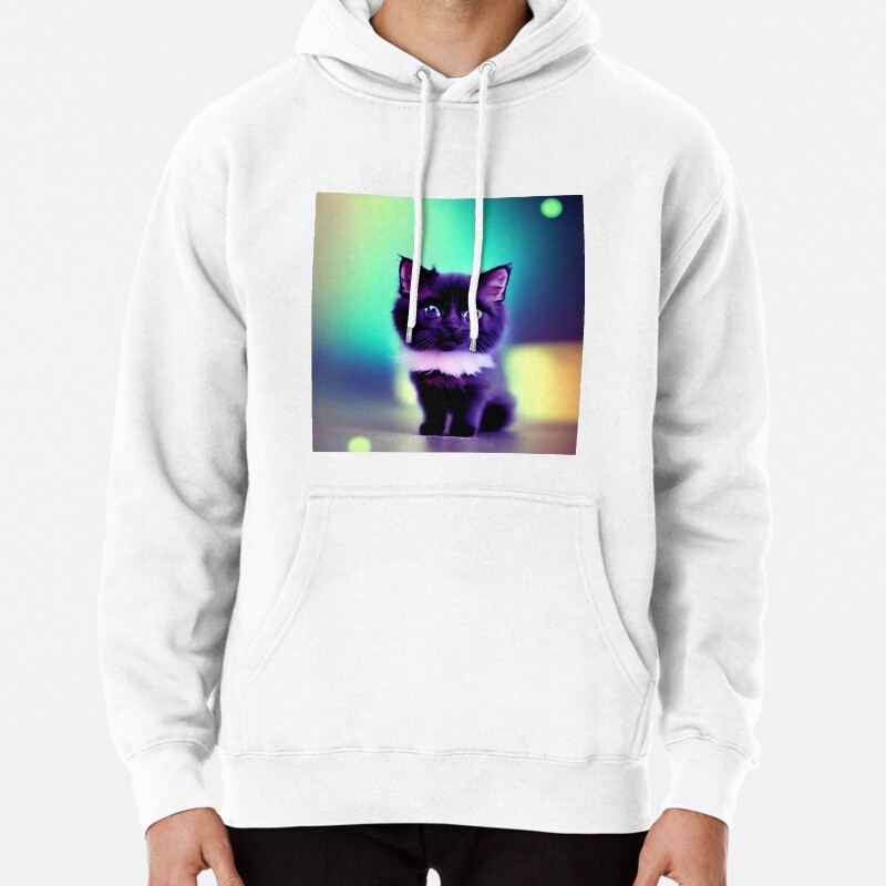 Cute Cat Miaw 598 Pullover Hoodie