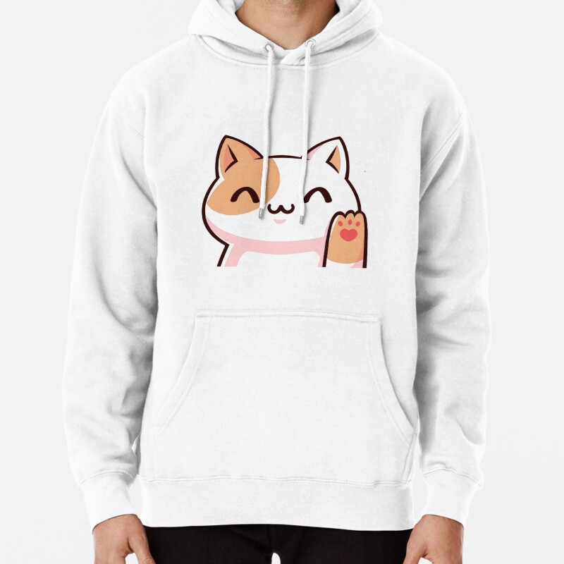 Cute Cat Pullover Hoodie